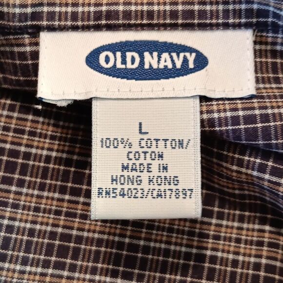 Vintage  Old Navy Pearl Snap Front Western Shirt.Western,Rodeo,Coastal  Cowgirl - Picture 8 of 11